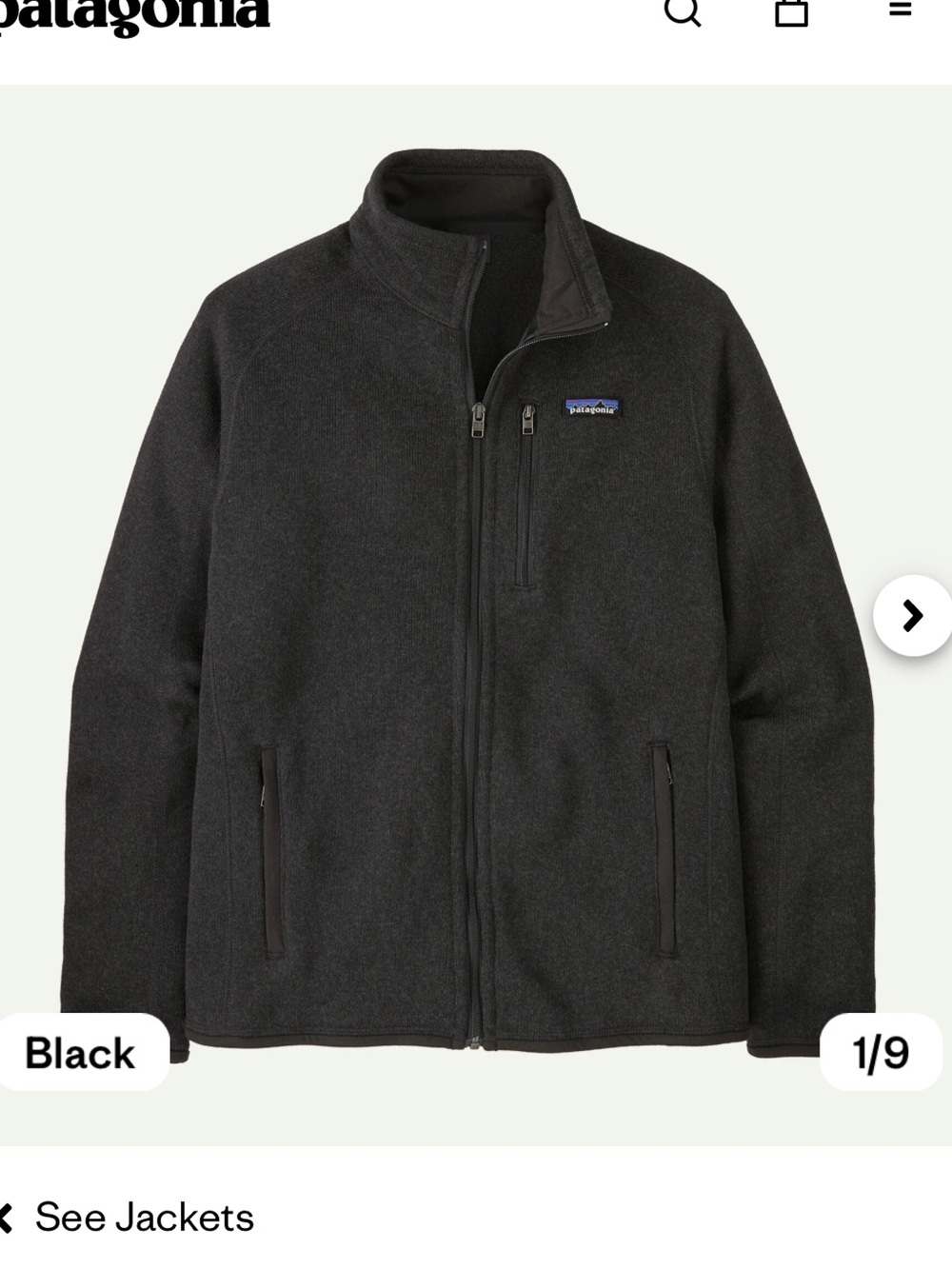 Patagonia Men’s Better Sweater Fleece Jacket